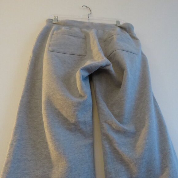 NORMA KAMALI Wide Leg Sweatpants Joggers in Heathered Gray Lounge - Size M - Picture 5 of 14
